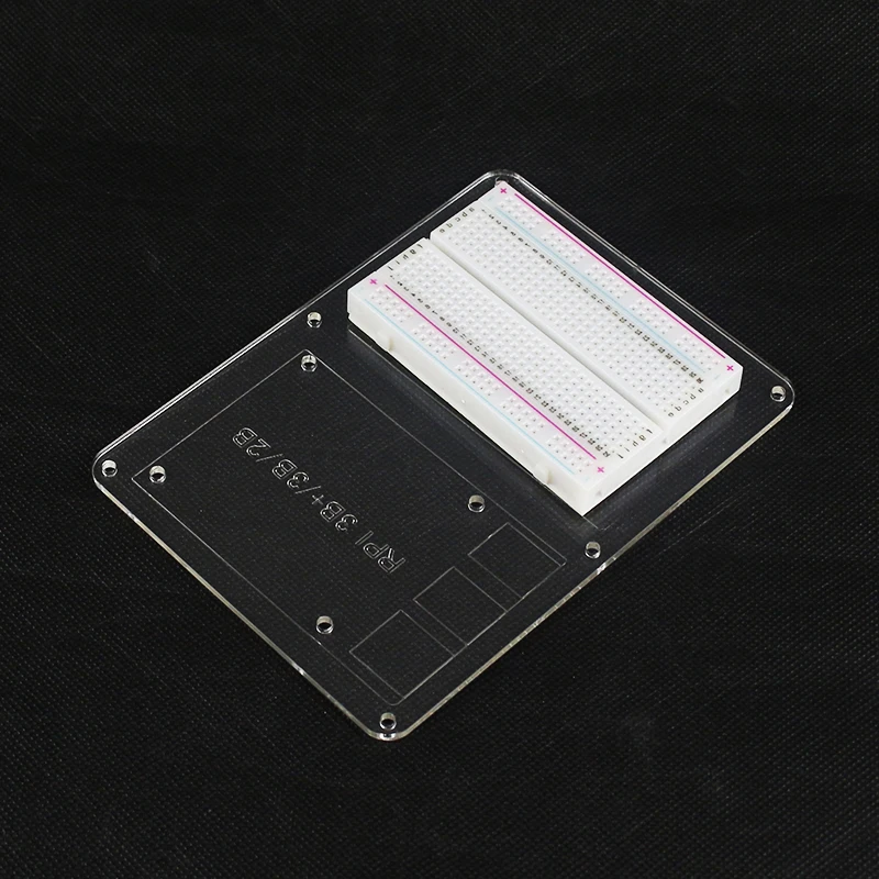 Raspberry Pi 3 B + макетная плата с 400 точками акриловая Монтажная пластина опытная для