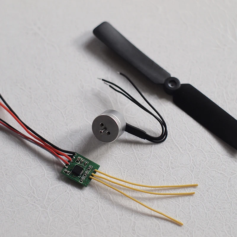 Мини 5g бесщеточный мотор 4500KV + 4 дюймовый 2 лопастный пропеллер 3а ESC модуль набор