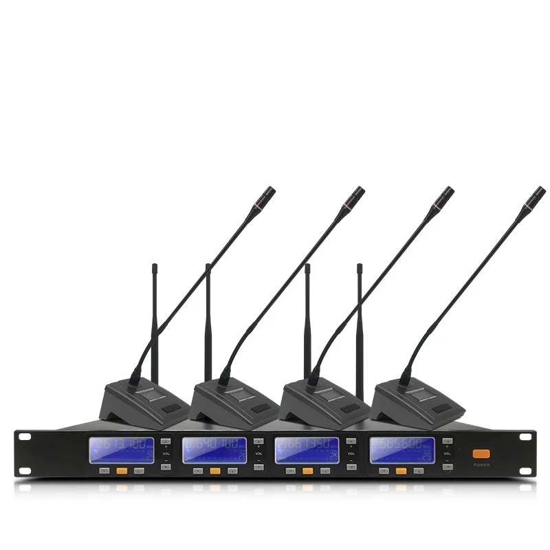 Беспроводная микрофонная система UHF4|Микрофоны| |