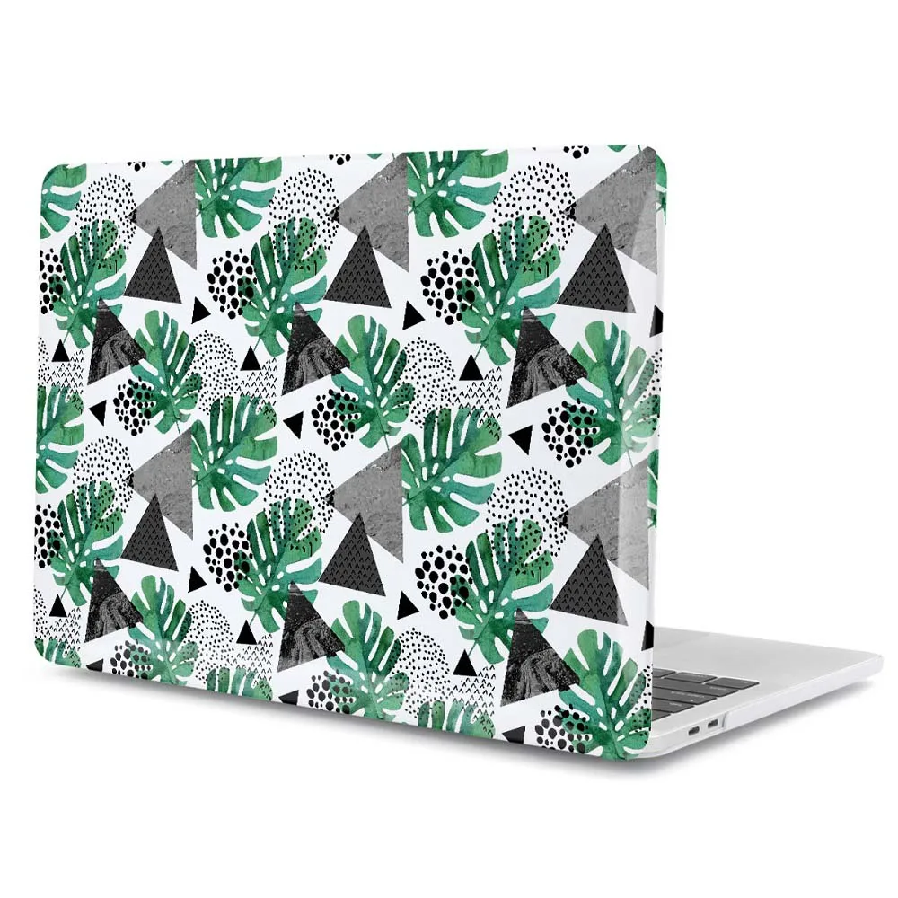 SBL026 Летний стиль листьев узор Жесткий чехол для Macbook Air 11 12 13 Laptop Sleeve Mac book Pro 13 15 A1989 A1706 с retina - Цвет: SBL026
