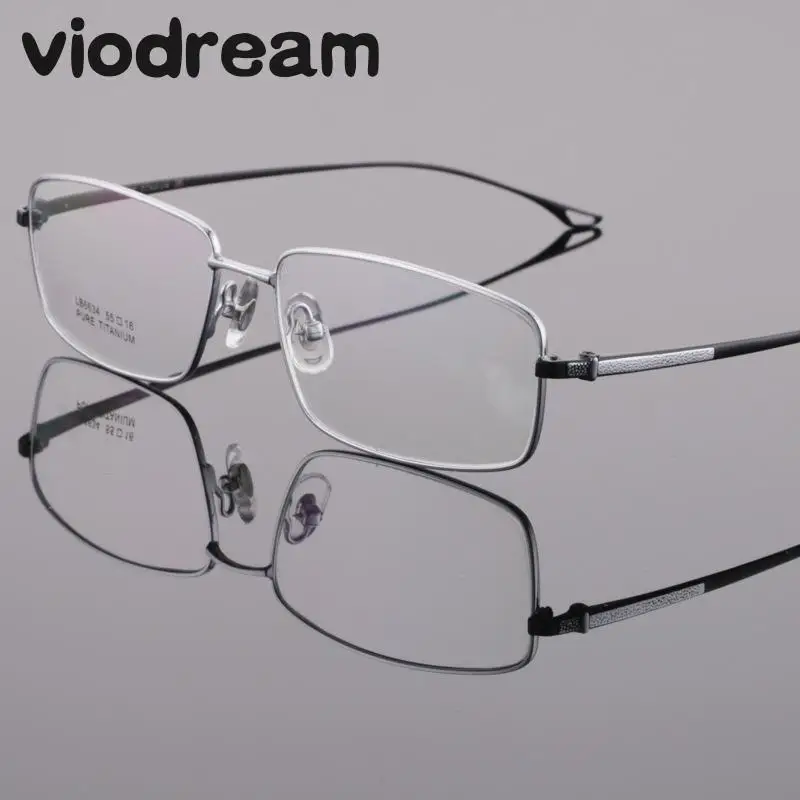 Viodream чистая титановая полная оправа для очков мужские ульсветильник деловые
