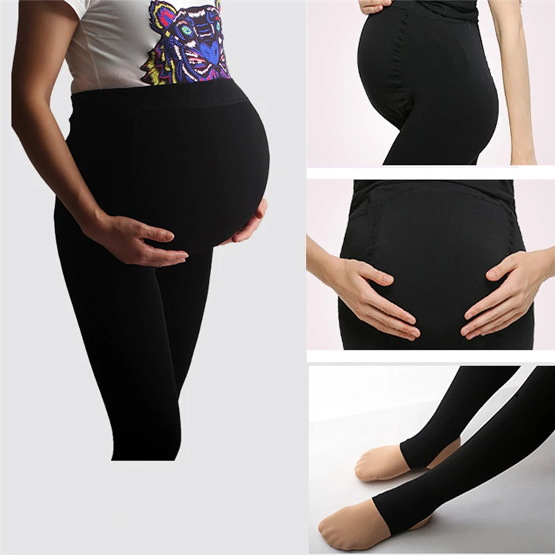 New Fashion Pregnant Woman Maternity Pantyhose Compression Stockings Medium 320D Belly for Spring Autumn