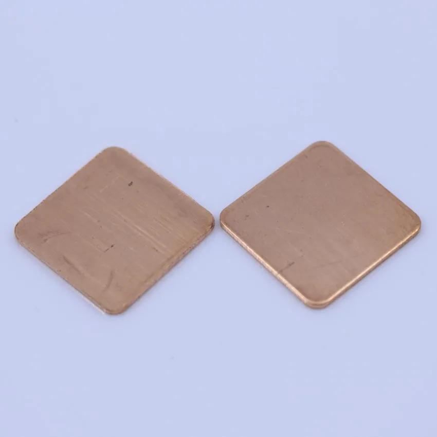YuXi 1 шт./лот 15x15x0 8 мм сделай сам медный радиатор теплоотвод лист для ноутбука