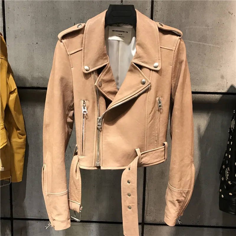 Женский блейзер из натуральной кожи большой размер 5XL | Женская одежда