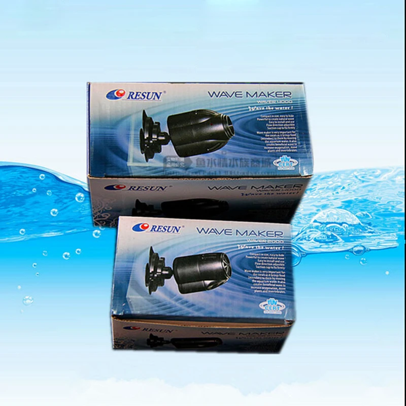 6W 4000L/h RESUN Waver-4000 Mini Aquarium Powerhead Marine Coral Reef Tank Wave Maker Circulation Pump |