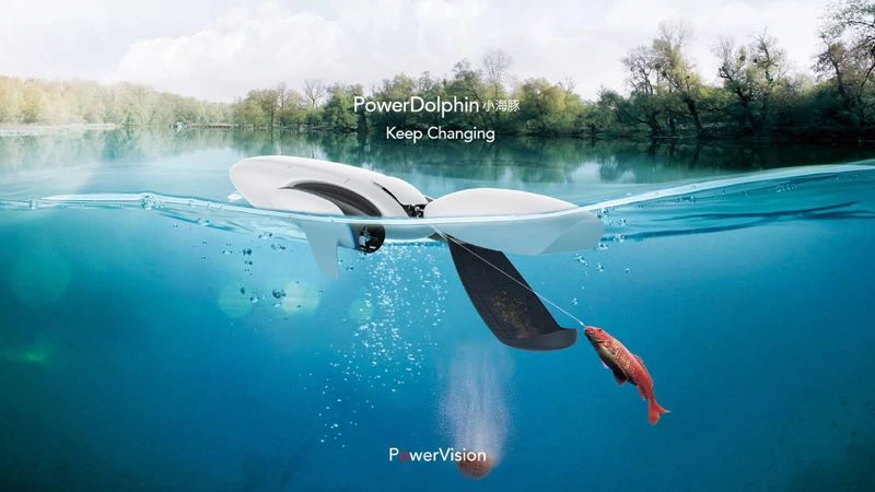 PowerVision PowerDolphin ROV подводный рыбацкий катер с 4K UHD камерой морской Дистанционно управляемый подводный