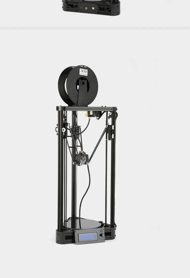 TDSW маг 3d принтер высокого разрешения Полностью Собранный мини настольный Delta DIY 3D металлический принтер