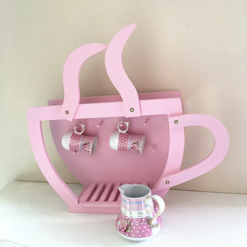 Бытовые лампы р Декор розовый хранения стеллажи для выставки товаров Кухня Кофе