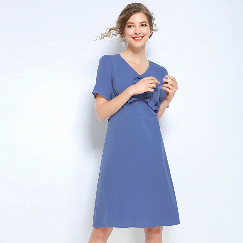 Летнее модное женское элегантное платье миди Красивое Праздничное Платье с v