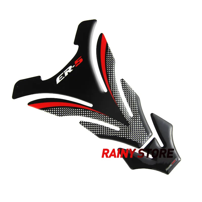 Для Kawasaki ER5 ER-5 ER 5 3D Carbon-look защитная накладка на бак мотоцикла Наклейка Наклейки