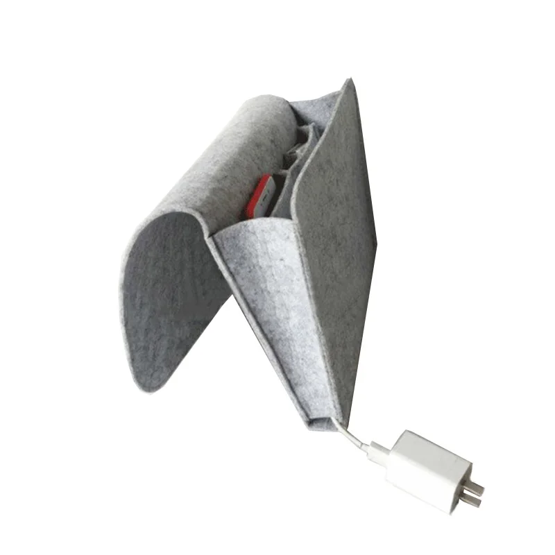 Фетровая прикроватная сумка для хранения дорожная косметичка макияжа