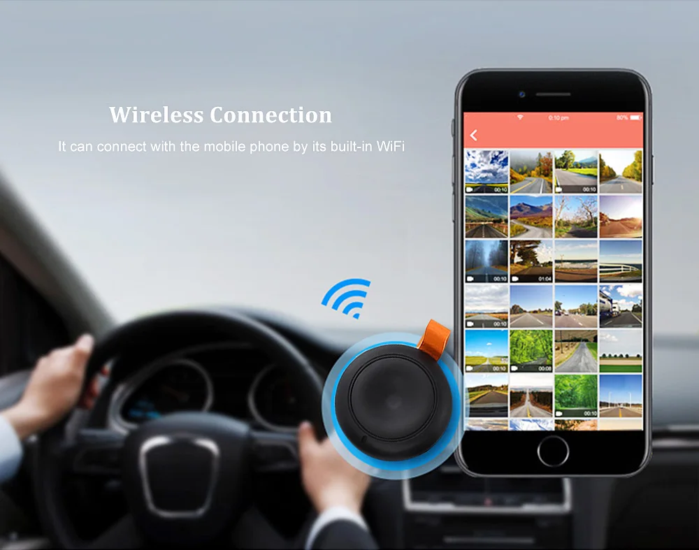 Мини регистраторы Wi Fi Full HD 1080p 30fps детектор салона автомобиля dvr камера с Dual USB