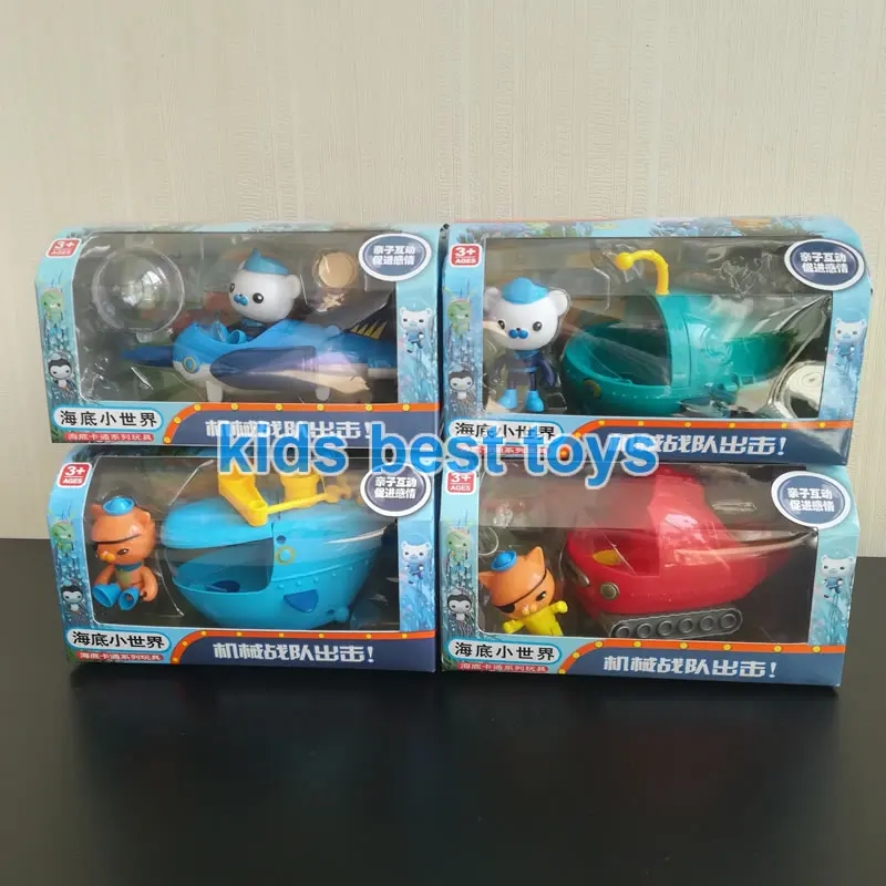 Octonauts игрушки автомобилей Лодка Корабль GUP A B C & F капитан барнаклс Kwazii детей
