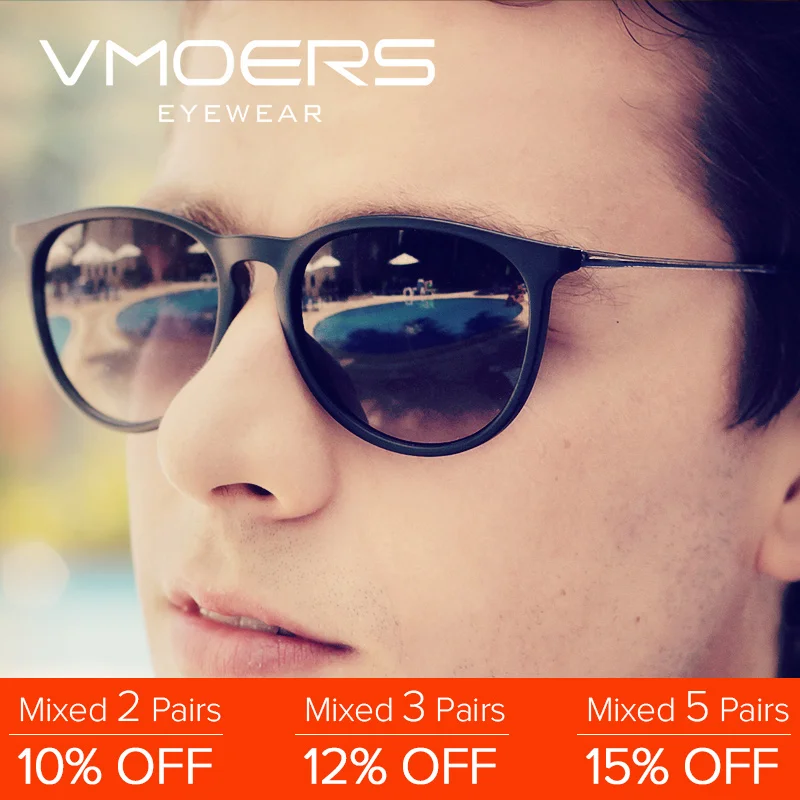 VMOERS HD поляризованные солнцезащитные очки мужские классические брендовые