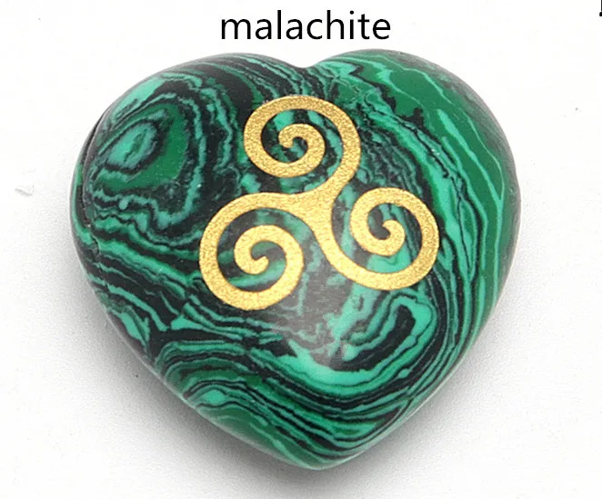 1 шт. натуральный кварцевый хрусталь в форме сердца необработанная резьба по