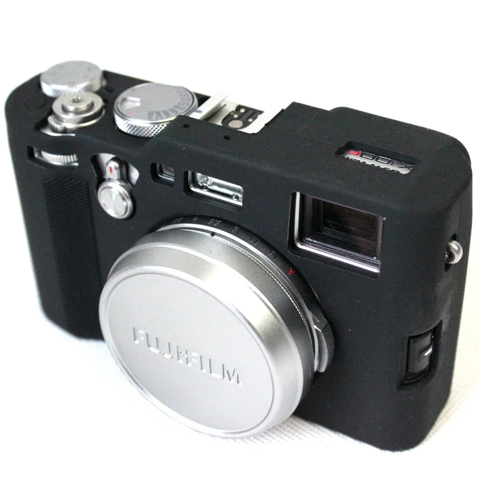 Мягкий силиконовый резиновый защитный корпус для камеры, чехол для Fujifilm X100F, силиконовая сумка для объектива, неопреновая сумка