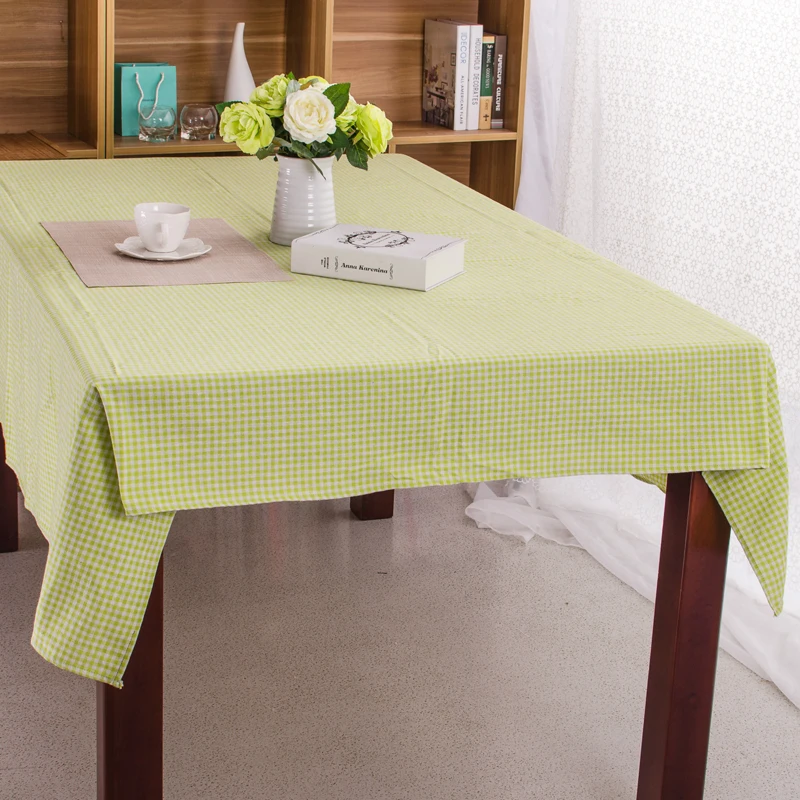 Rural Style Tablecloth Plaids Table Cloth Rectangle Cover Cotton Linen Tablecloths for Home Dinner Tea Tableclothes | Дом и сад