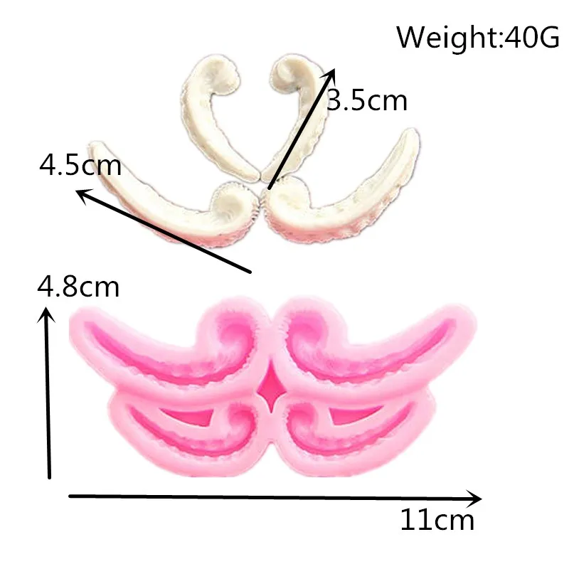 1 шт. новая форма кожи или большой размер рельефная Силиконовые формы торта