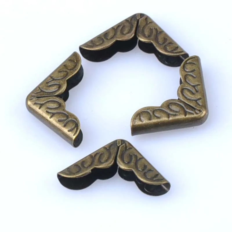 40 шт. практичные металлические бронзовые Защитные уголки для альбомов и меню