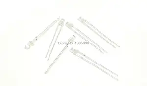 100 шт., 3 мм, светодиодная лампа белого цвета, 3 мм, Длина дужек 2,7-2,8 В, новинка, оригинал, бесплатная доставка