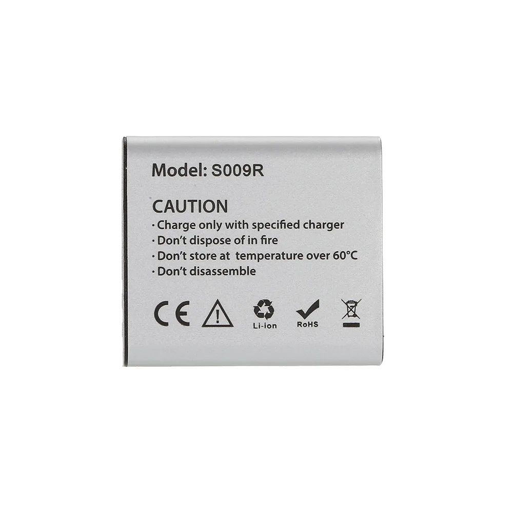 Сменный литий ионный аккумулятор S009R 3 85 В 1200 мАч и комплект зарядного устройства 2