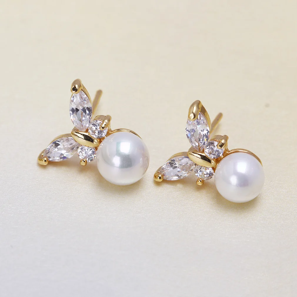 2014 Taobao Hot New Stud Stock 18k Gold / Platinum Plating Austria Zircon Earrings | Украшения и аксессуары