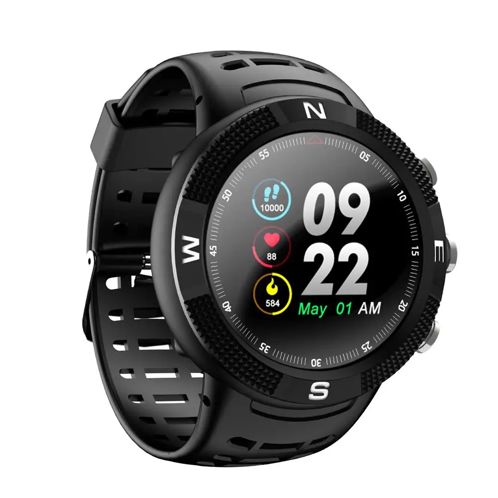 Black Timethinker gps Смарт-часы Relogio Bluetooth Smartwatch Reloj Для мужчин спортивные часы услышать Rate Monitor Фитнес трекер Шагомер f18 - Цвет: Black