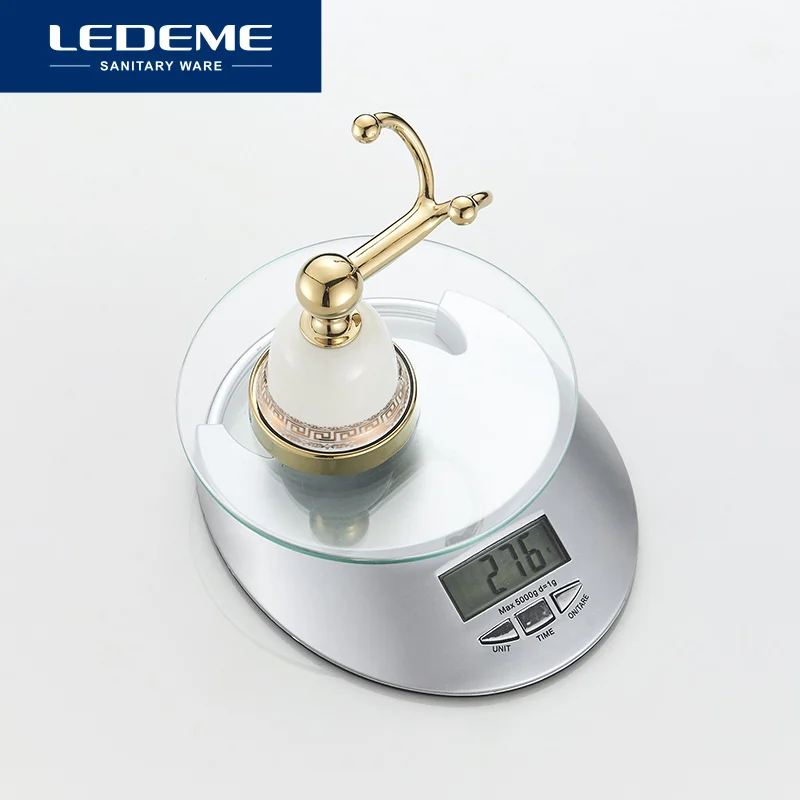 LEDEME халат Крючки Настенные крюк современные Ванная комната фиксированной