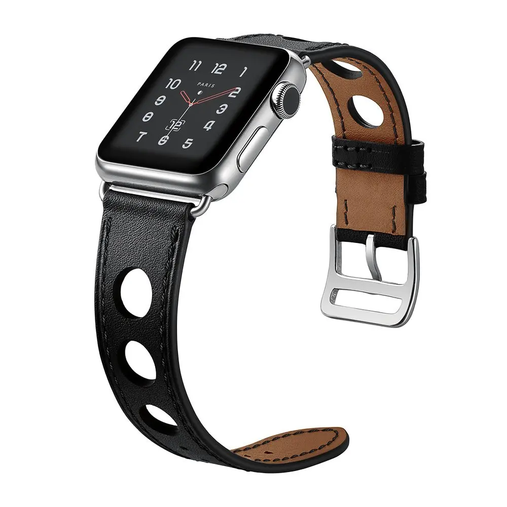TORQUILA натуральная кожа кожаный ремешок для наручных часов Apple Watch Series 4/3/2/1 38 мм/40 мм