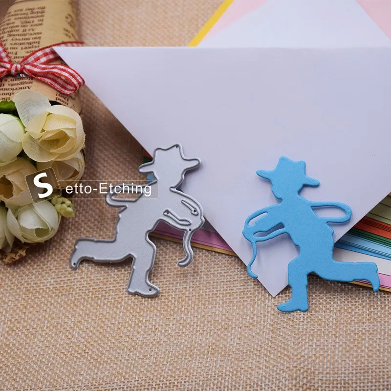 

NEW BOY Playing Metal Cutting Dies Stencils for DIY Scrapbooking/photo album Decorative Embossing DIY Paper Cards Craft Gift