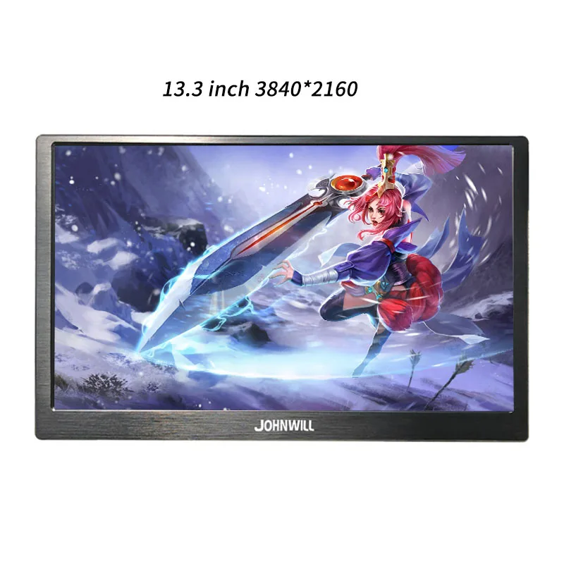 13.3-4K Монитор 17,3/18,4/15,6/13,3 дюймов 4K Тип-C DP minihdmi 3840x2160 ЖК-дисплей Портативный Дисплей для Raspberry pi переключатель PS3 Xbox компьютер - Цвет: 13.3-4K