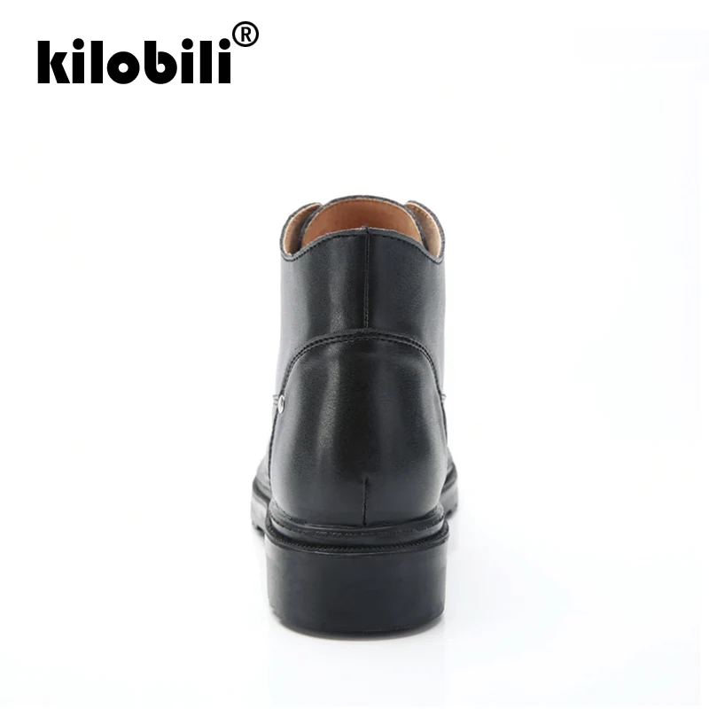 Kilobili/2018 г. Осенне-зимние женские ботильоны ботинки до середины икры из