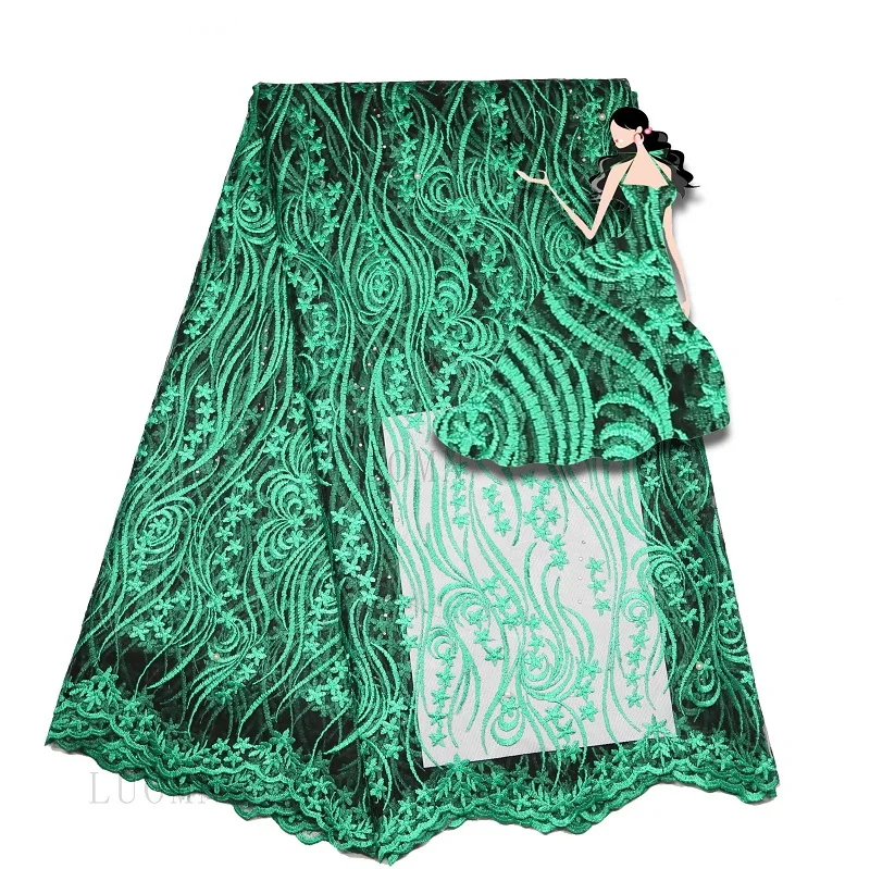 Африканская кружевная ткань Вышитое кружево в нигерийском стиле 2019|Кружево| |