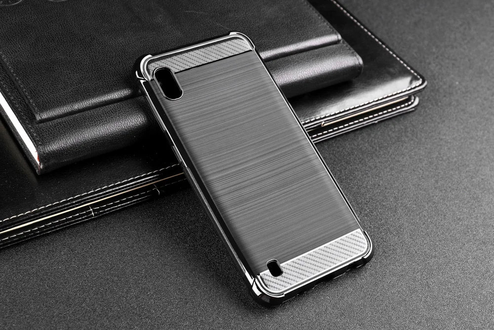 Углеродное волокно силиконовый чехол для samsung M30S A50S A40 A70 A60 A10S A20S A30S чехол КРЫШКА ДЛЯ Galaxy A7 S9 S10e Примечание 10 Plus чехол s