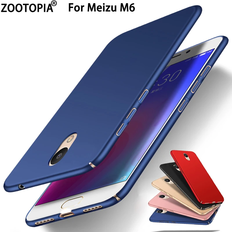 Жесткий чехол для Meizu M6 полное покрытие M 6 жесткий Fundas Capa on MEIZU матовый Coque