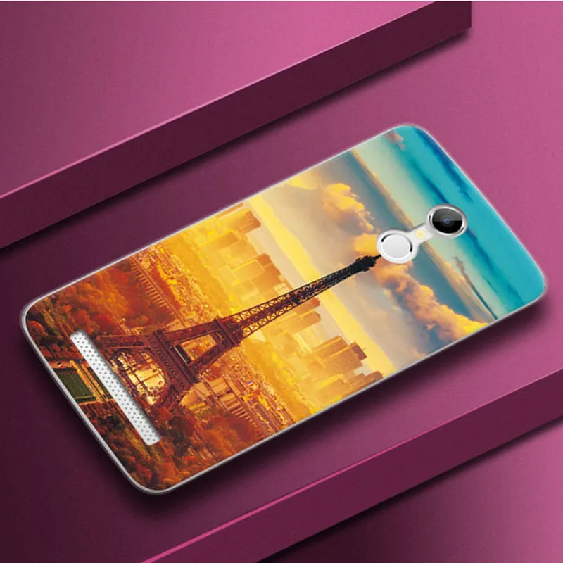 Мягкий чехол для телефона из ТПУ с экзотическим природным пейзажем Homtom HT17 задняя