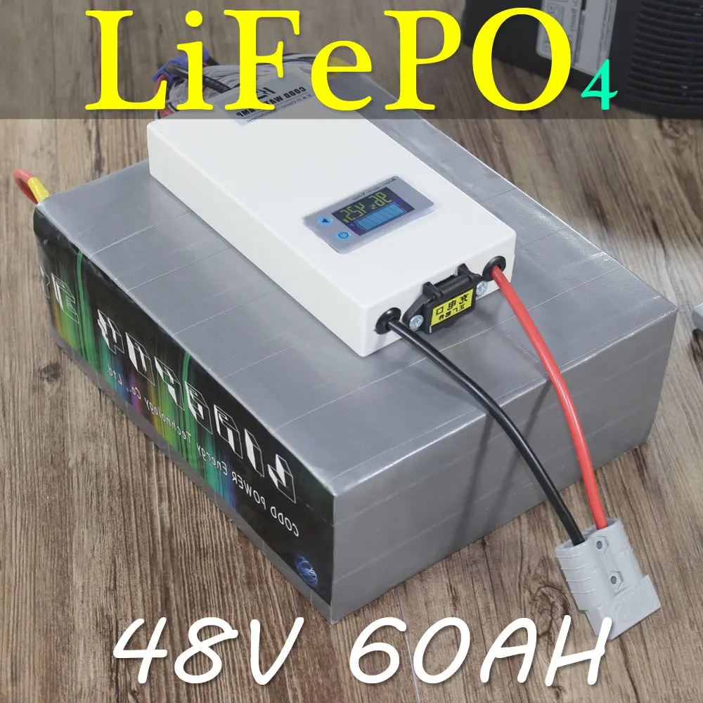 Электрический мотоцикл LiFePO4 аккумулятор 48V 60AH 3000W электрический велосипед
