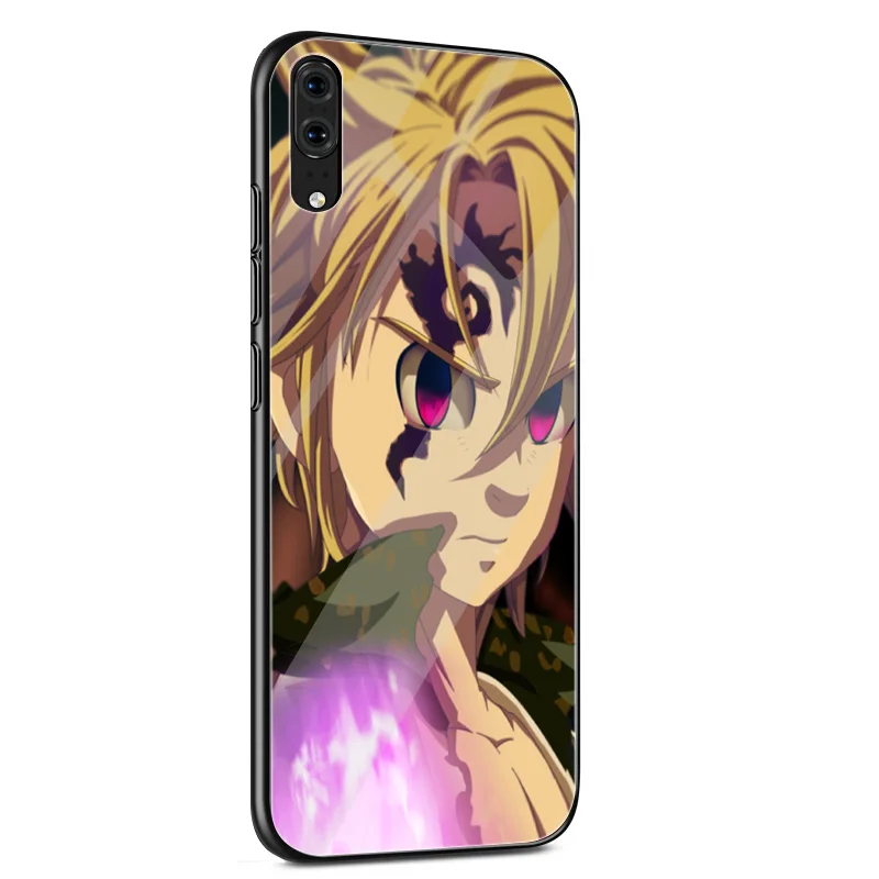 Стеклянный чехол Seven Deadly Sins Melioda для huawei P30 P Smart mate 20 P10 Y6 7A Honor 8X Y9 10 Lite Pro