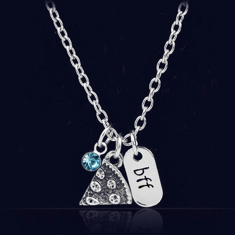 Женские и мужские тон хрустальные стразы Best Friends Forever ожерелье BFF гравированное с