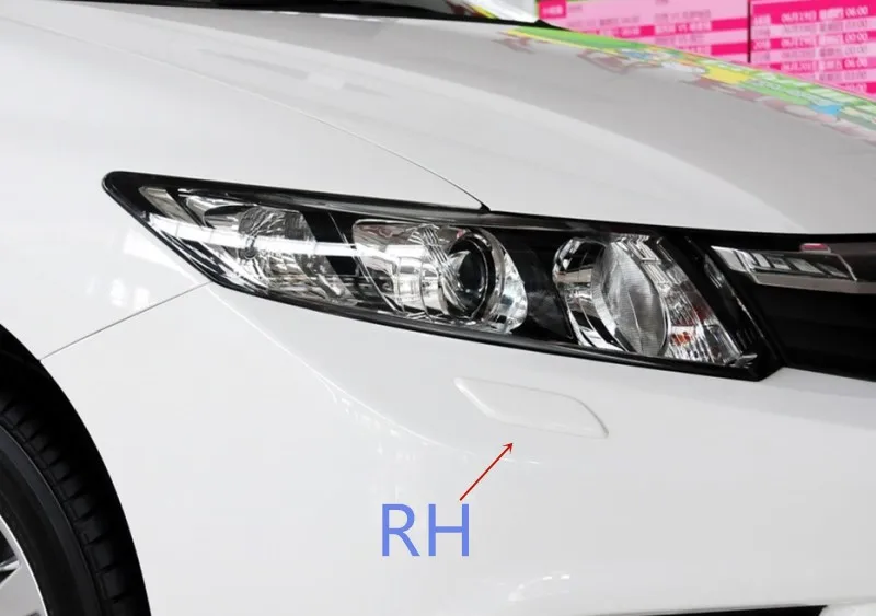 Soarhorse для Honda Civic 2012 2013 ПЕРЕДНИЙ БАМПЕР фара моющий распылитель Насадка крышка фары шайба Струйная Крышка