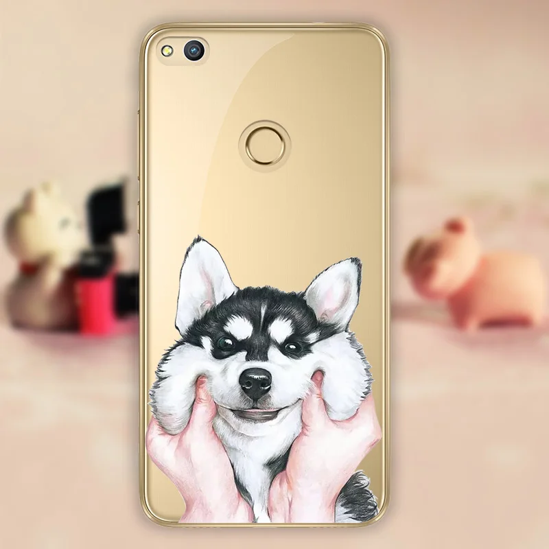Transparent HSQ Для huawei P9 Lite, чехол для huawei P8 Lite для телефона, мягкий силиконовый чехол для huawei Honor 8 Lite, ТПУ, защитный чехол на заднюю панель - Цвет: Transparent HSQ