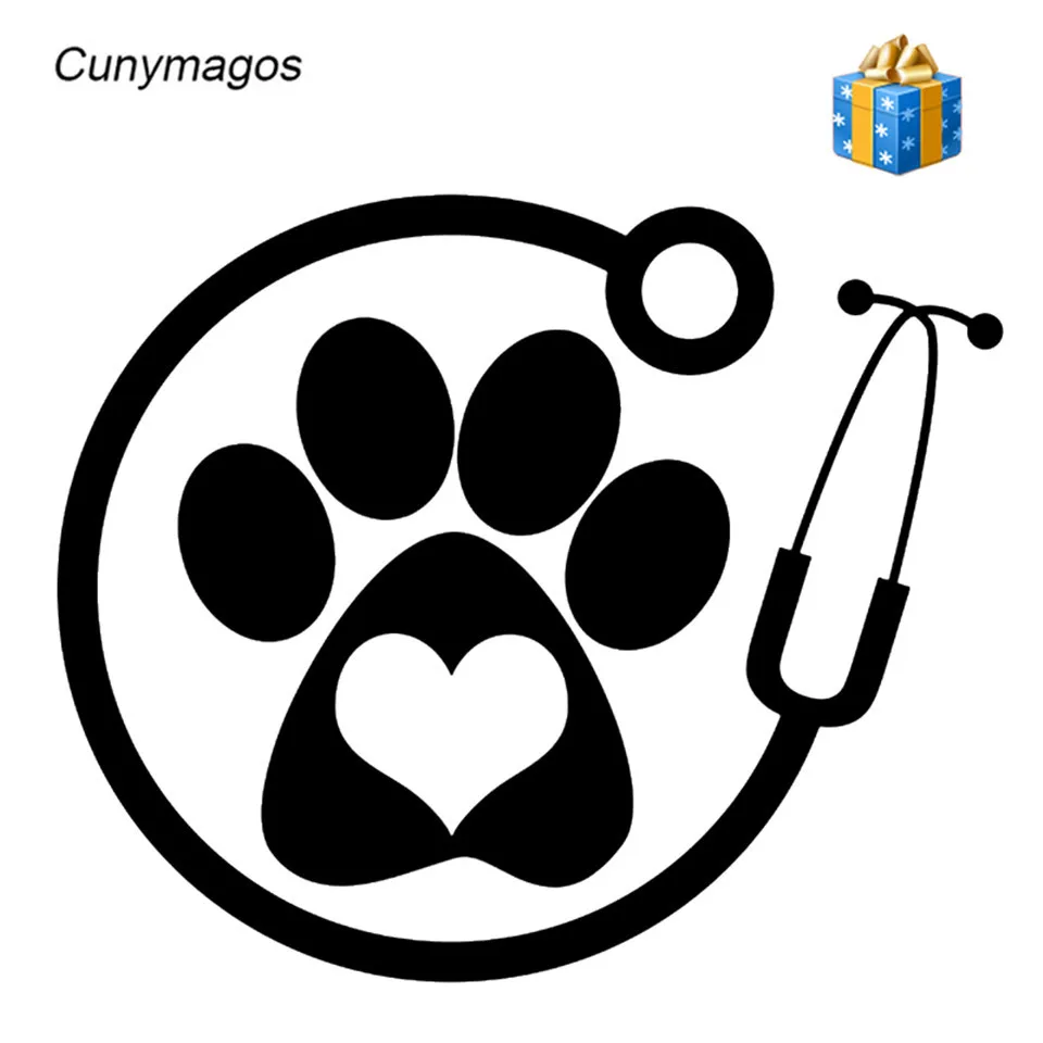 Ветеринарный персональный виниловый автомобиль Стайлинг наклейки креативная