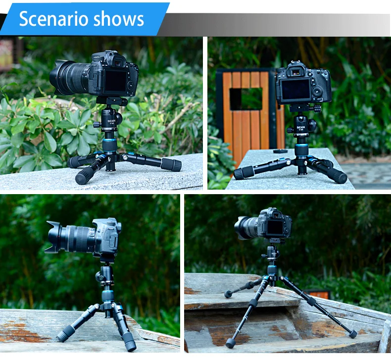 BEXIN Гибкий Настольный смартфон Настольный телефон фотография Карманный штатив Стенд Портативный компактный мини штатив для iPhone камера