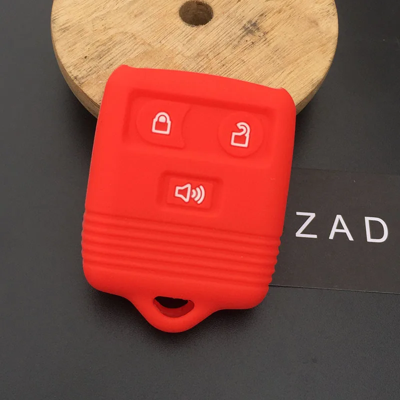 3 кнопочный силиконовый резиновый чехол для автомобильного ключа ZAD Ford Escape F 150