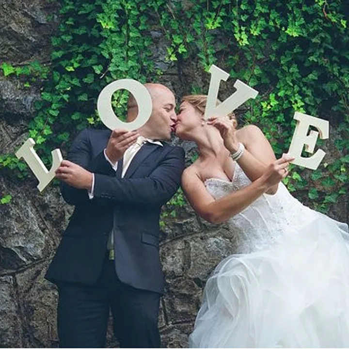 

Wedding Decoration Wooden Letters LOVE White Wooden Alphabet Word Free Standing Wedding Party Birthday Decorations
