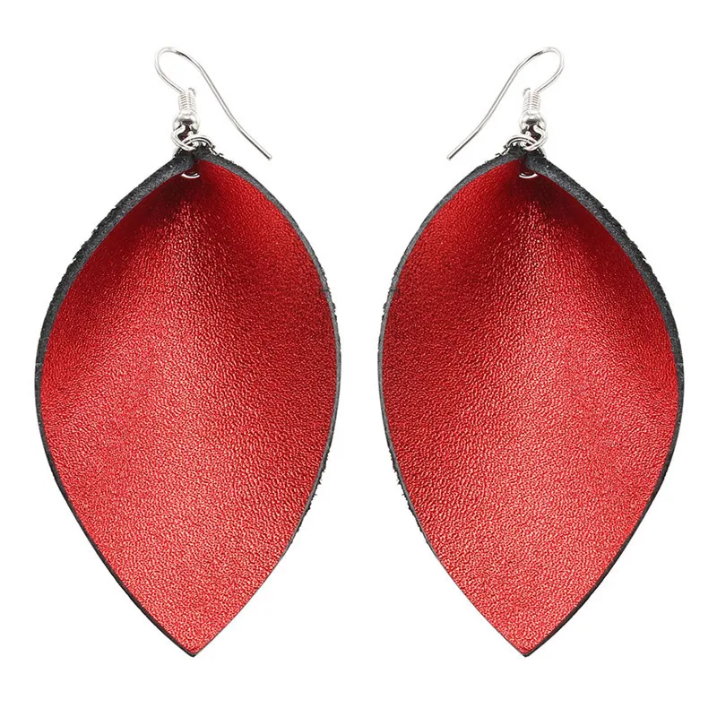 Женские серьги в форме листа LASPERAL винтажные золотые стиле бохо модные ювелирные