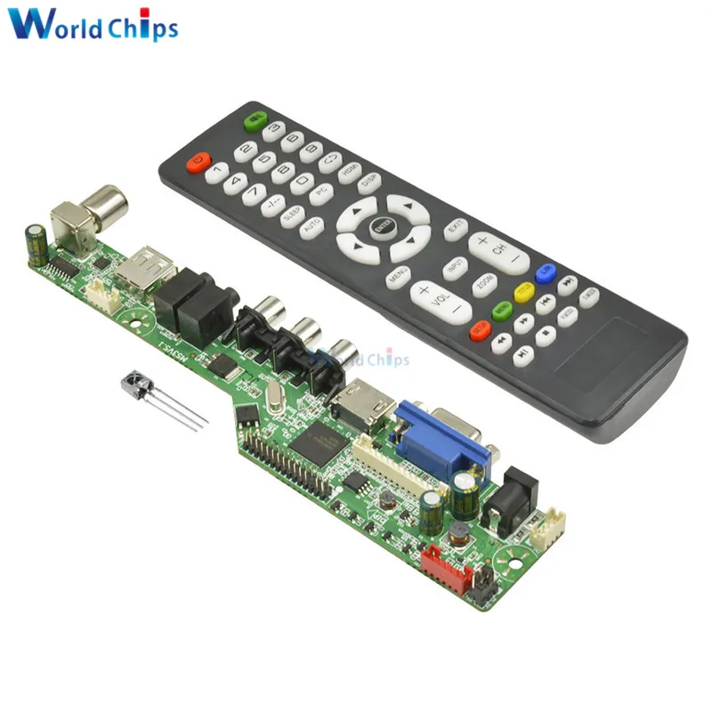 Универсальный ЖК-контроллер разрешение ТВ материнская плата VGA/HDMI/AV/tv/USB HDMI интерфейс драйвер платы Привод модуль управления