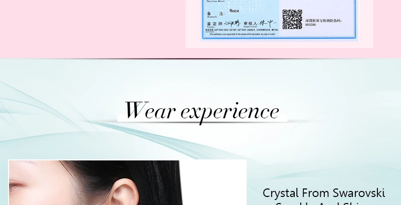 Изысканные милые стильные серьги с животными, голубой кристалл от Swarovski для женщин, серебро 925 пробы, оленьи рога, юбилейные вечерние ювелирные изделия