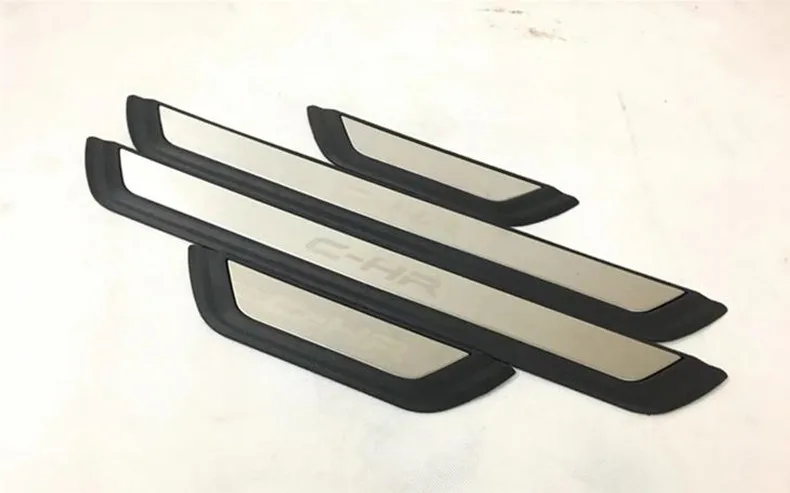 Пластина для порога двери из нержавеющей стали 4 шт./лот приветствуется педаль