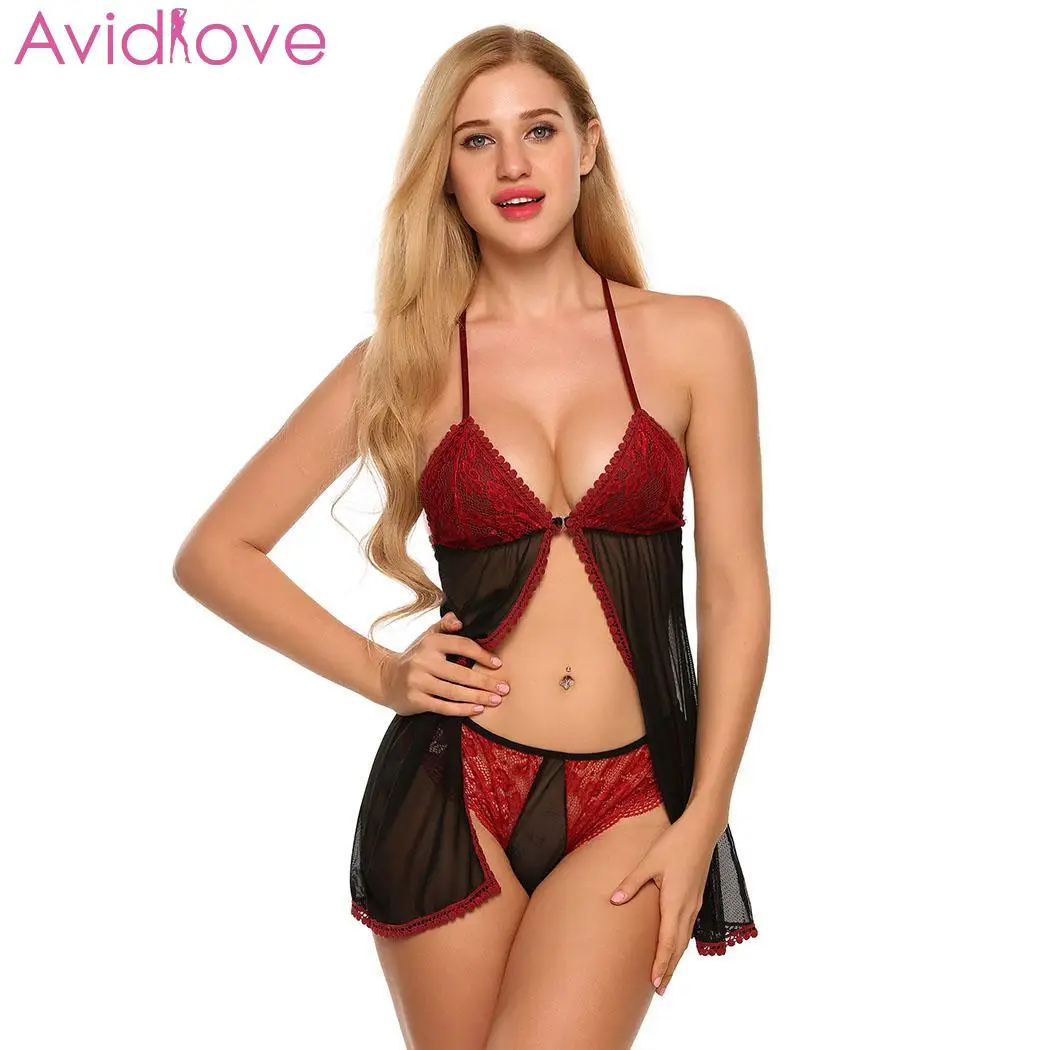 Avidlove сексуальное ночное белье кружевное Эротическое женское летнее Ночная